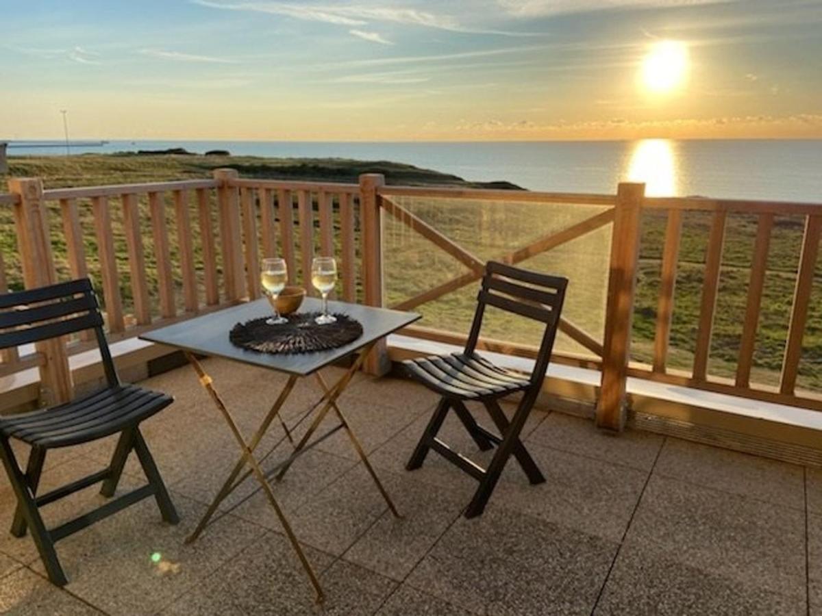 Duplex Neuf Avec Balcon Vue Mer, Parking Prive Et Wifi - 2 Pers, Proche Commerces - Fr-1-675-19 Apartment Wimereux Luaran gambar